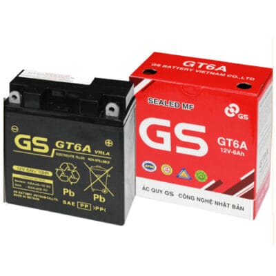 Bình Ắc Quy Xe Máy GS GT6A 12V 6Ah